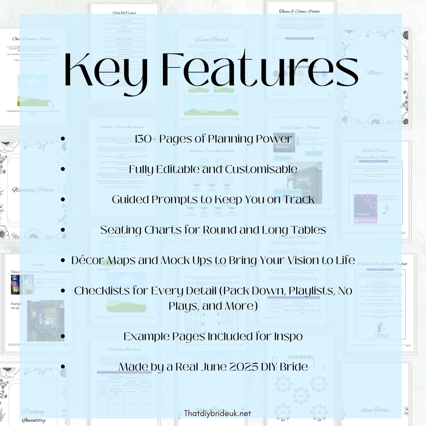 The Ultimate Day-Of Wedding Binder | Fully Editable & Personalizable