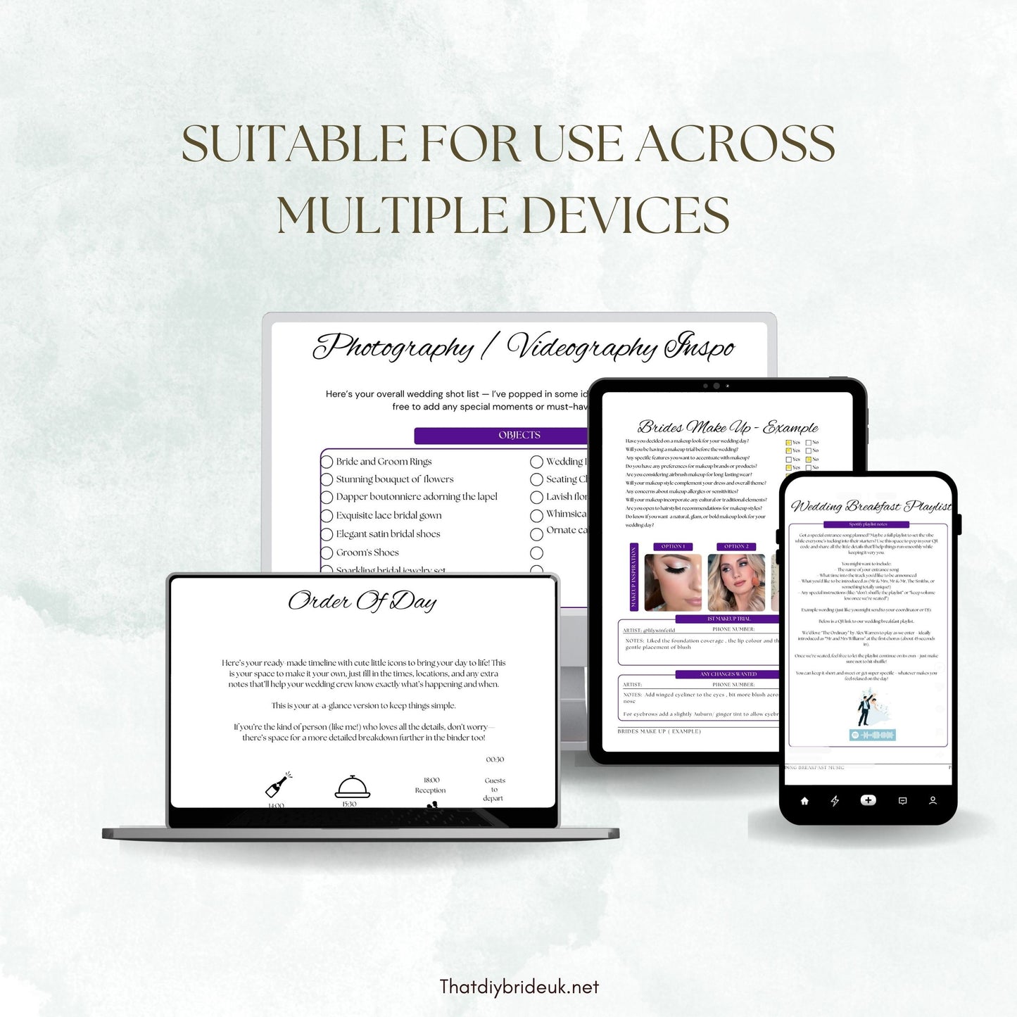 The Ultimate Day-Of Wedding Binder | Fully Editable & Personalizable