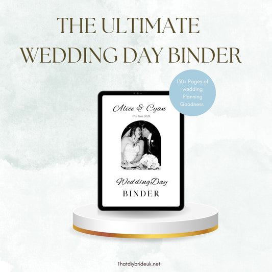 The Ultimate Day-Of Wedding Binder | Fully Editable & Personalizable